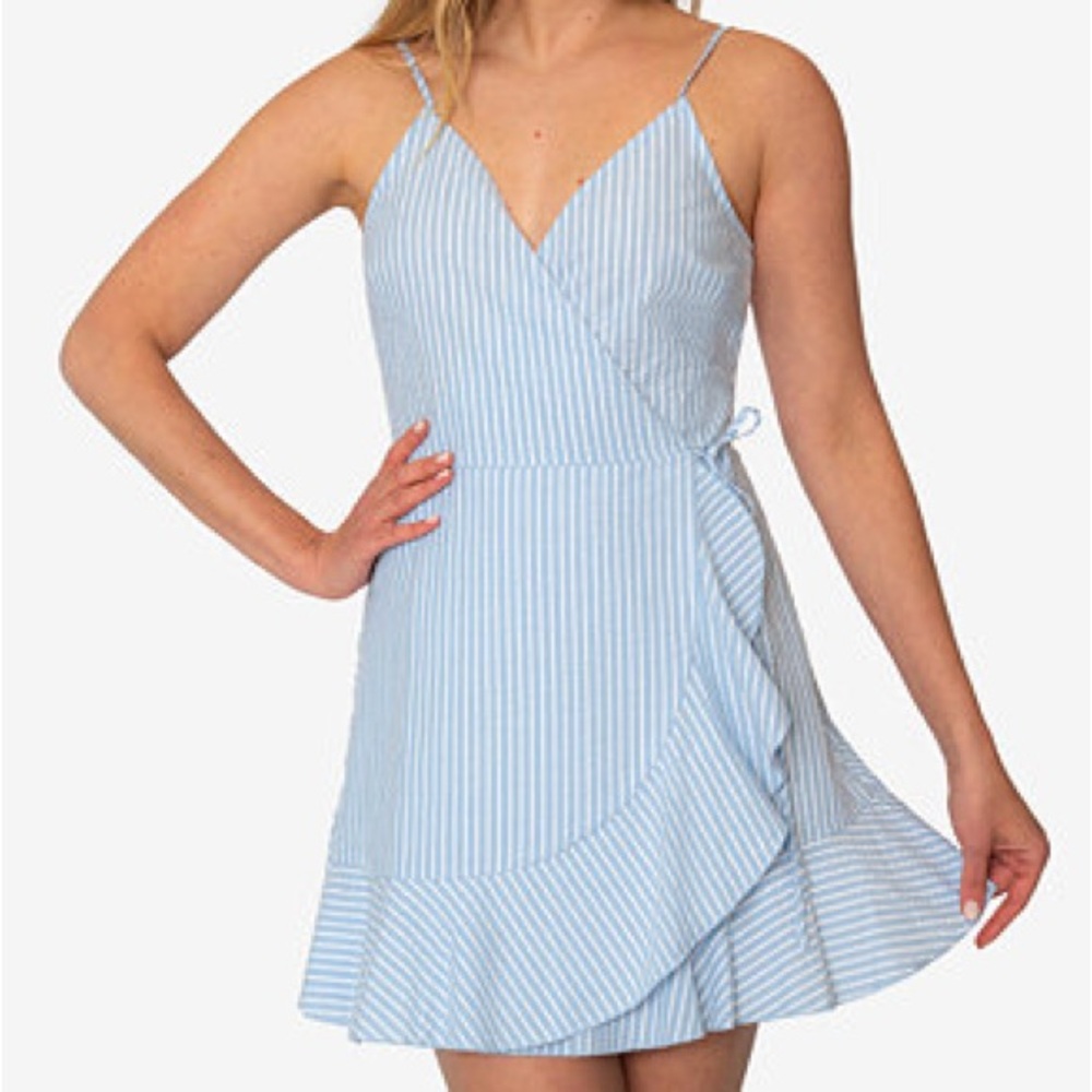 Striped Blue and White Jumpsuit/Romper from Urban Heritage